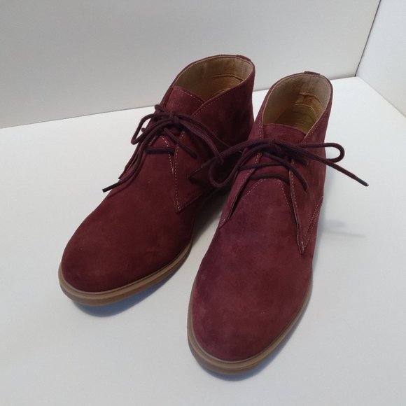 Hush Puppies size 7.5 Cordovan Suede Chukka Boot - Picture 3 of 9
